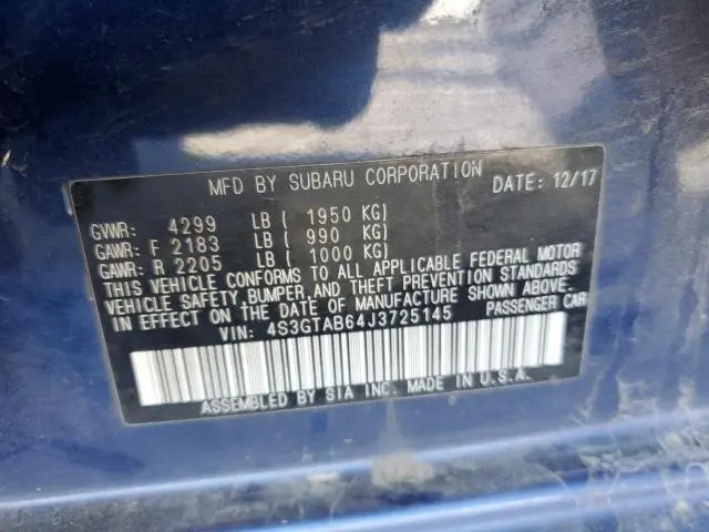 2018 SUBARU IMPREZA PREMIUM  