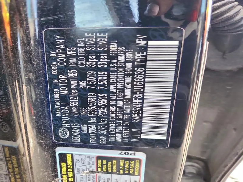 2017 HYUNDAI SANTA FE SE ULTIMATE  