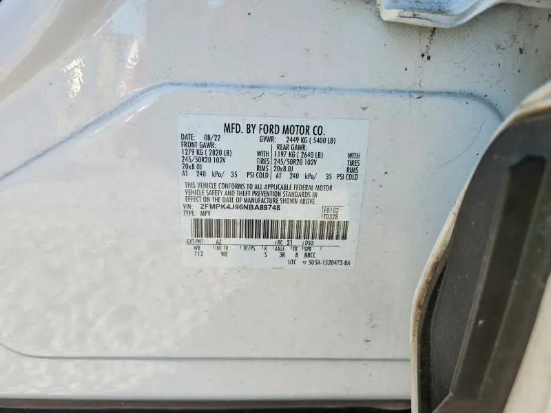 2022 FORD EDGE SEL  
