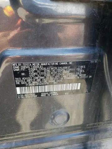 2015 TOYOTA RAV4 XLE  