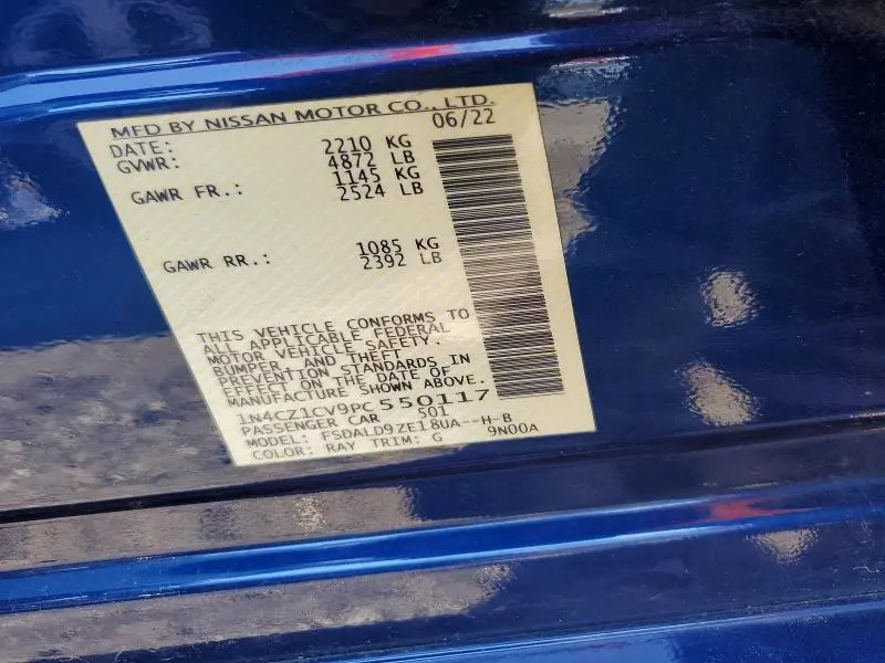 2023 NISSAN LEAF SV PLUS  