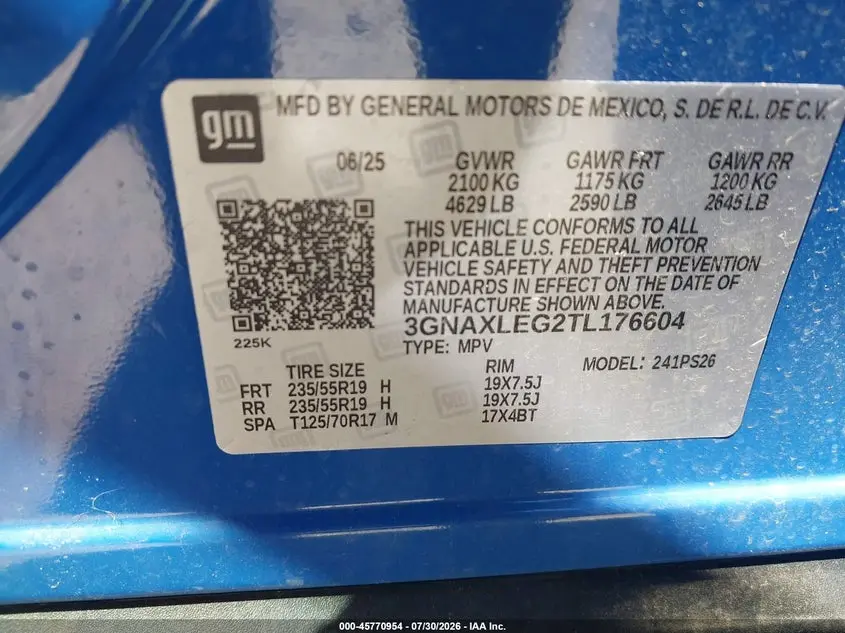 2026 CHEVROLET EQUINOX FWD RS