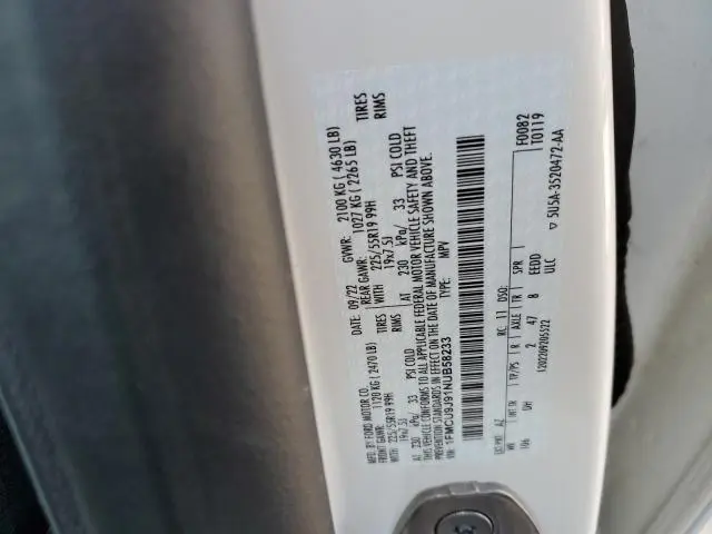 2022 FORD ESCAPE TITANIUM  