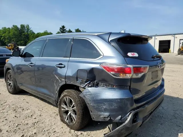 2016 TOYOTA HIGHLANDER XLE  