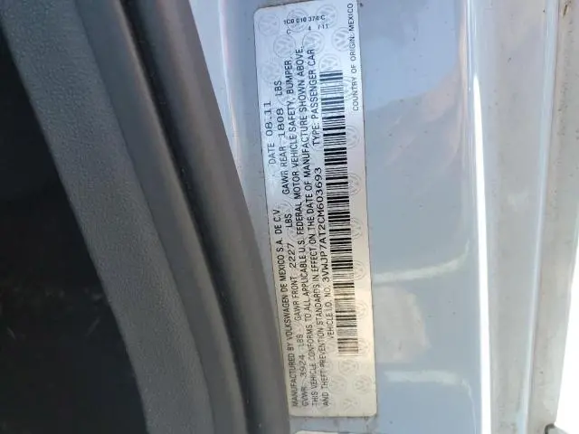 2012 VOLKSWAGEN BEETLE   