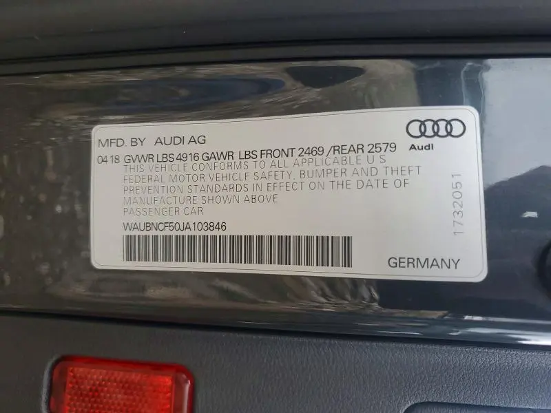 2018 AUDI A5 PREMIUM PLUS  