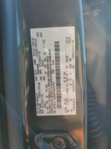 2015 FORD F150 SUPERCREW  