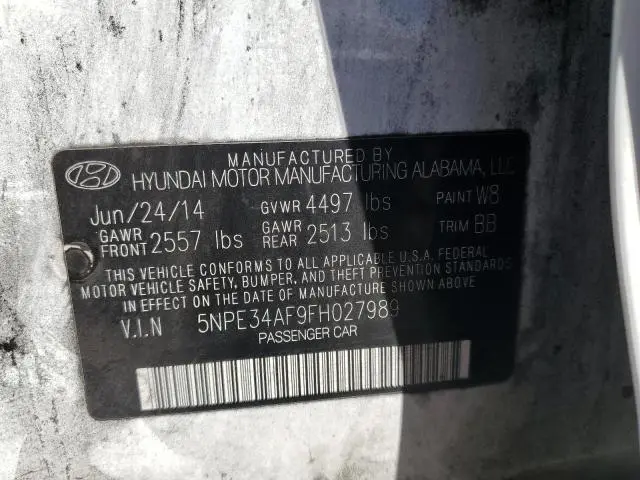 2015 HYUNDAI SONATA SPORT  