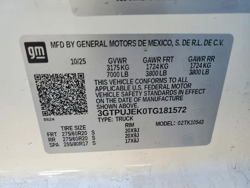 2026 GMC SIERRA K1500 ELEVATION-L  