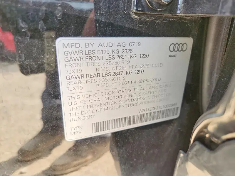 2020 AUDI Q3 PREMIUM PLUS S-LINE  