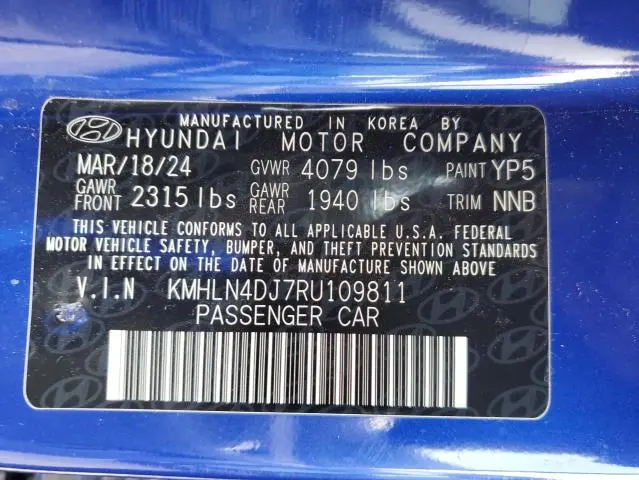 2024 HYUNDAI ELANTRA LIMITED  