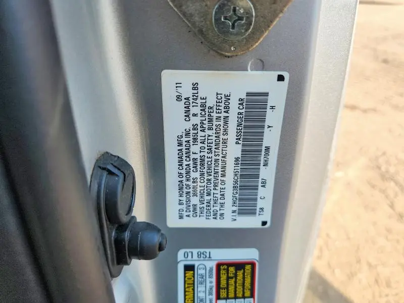2012 HONDA CIVIC LX  