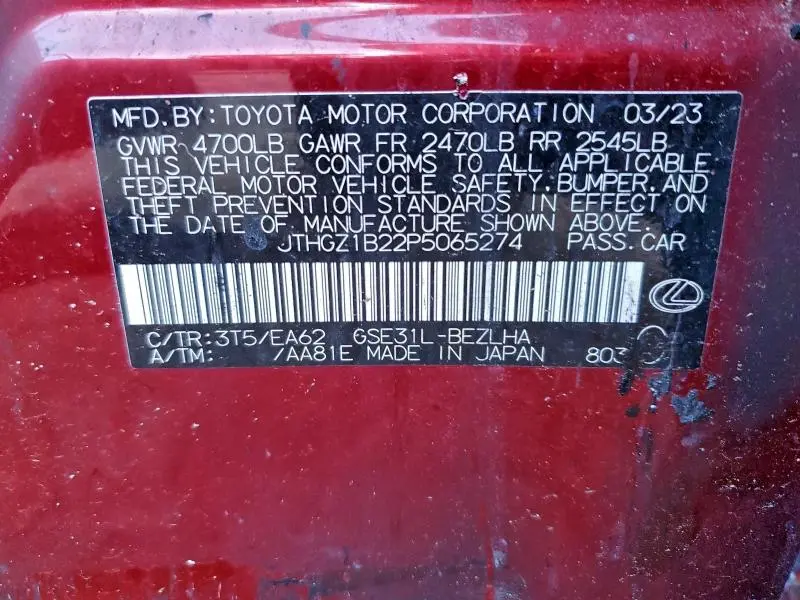 2023 LEXUS IS 350 F SPORT DESIGN  