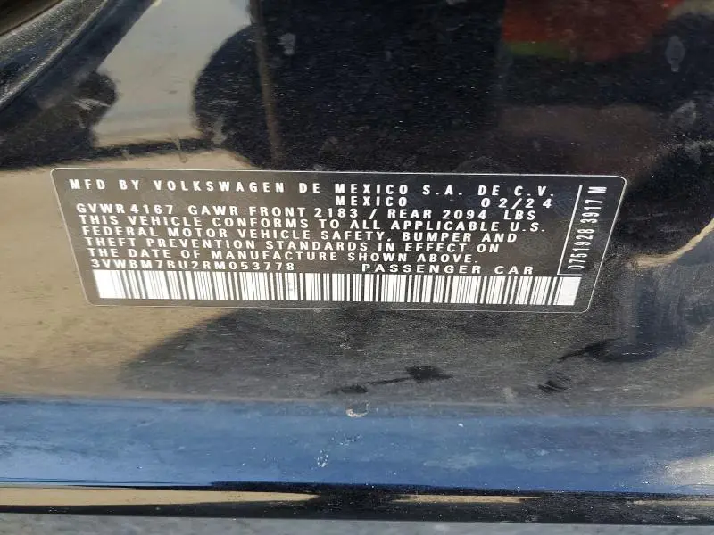 2024 VOLKSWAGEN JETTA SPORT  