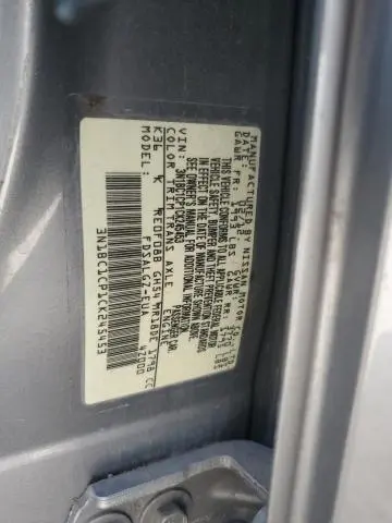 2012 NISSAN VERSA S  
