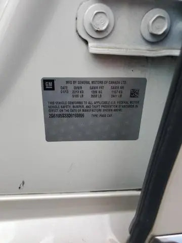 2013 CADILLAC XTS PLATINUM  