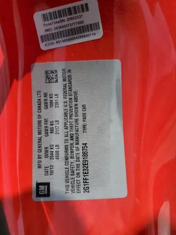 2014 CHEVROLET CAMARO LT  