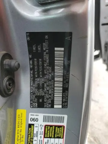 2015 TOYOTA SIENNA XLE  