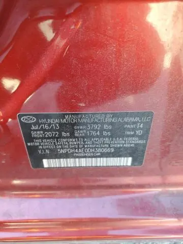 2013 HYUNDAI ELANTRA GLS  