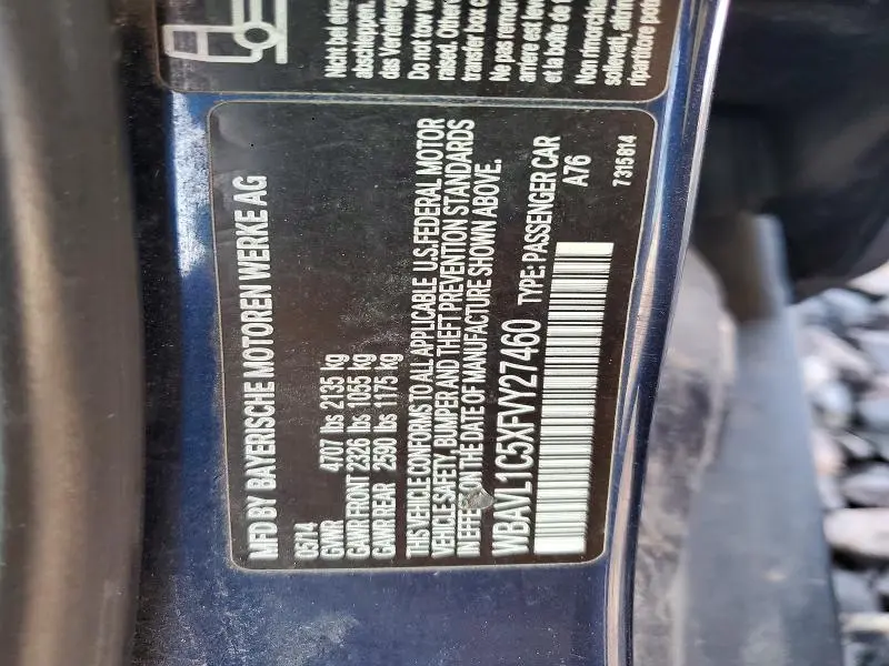 2015 BMW X1 XDRIVE28I  