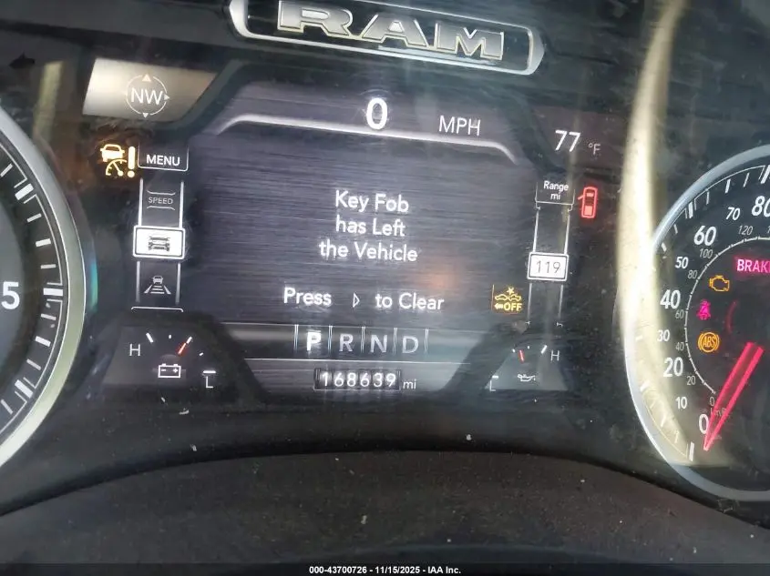 2019 RAM 2500 TRADESMAN  4X4 8' BOX