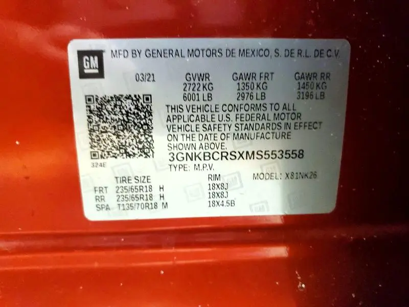 2021 CHEVROLET BLAZER 2LT  