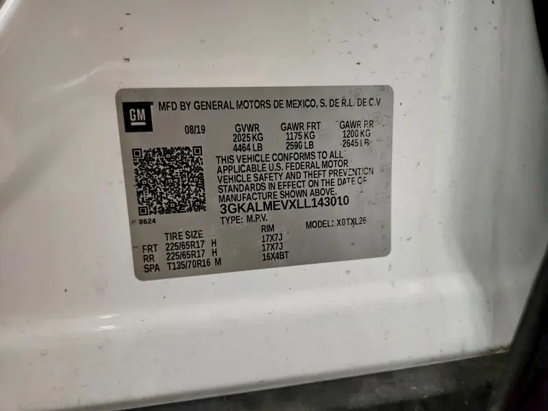 2020 GMC TERRAIN SLE  