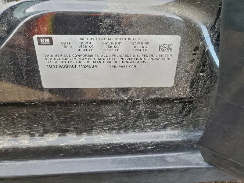 2015 CHEVROLET CRUZE LS  