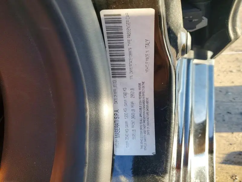 2014 MASERATI GHIBLI S  