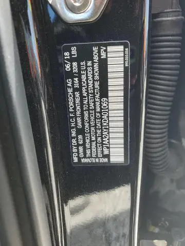 2019 PORSCHE CAYENNE   