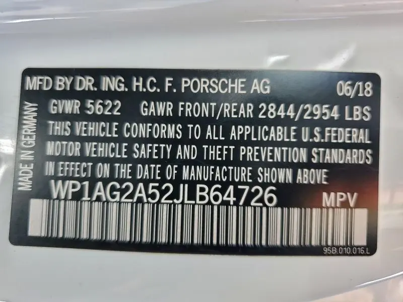 2018 PORSCHE MACAN GTS  