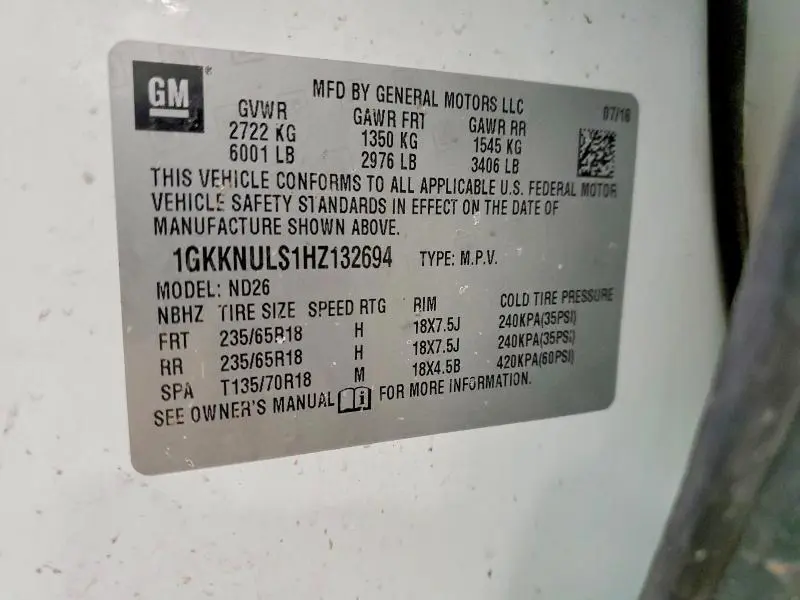 2017 GMC ACADIA SLT-1  