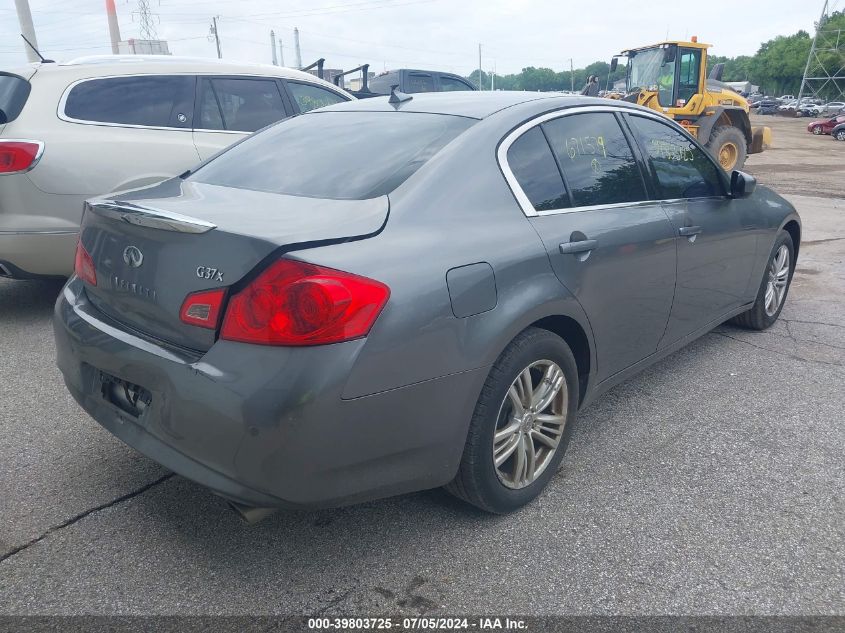 2012 INFINITI G37X  