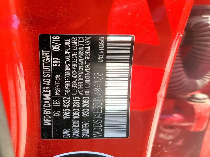 2018 MERCEDES-BENZ CLA 250  