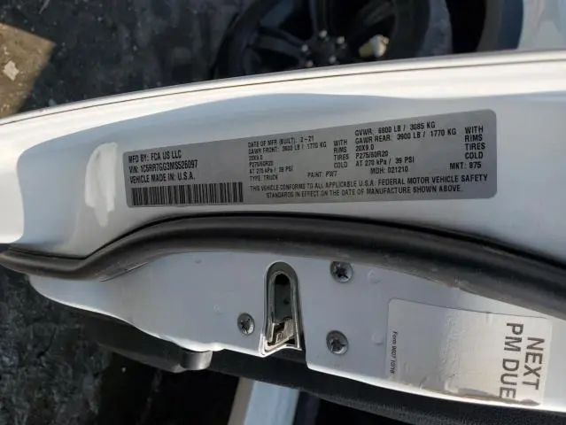 2021 RAM 1500 CLASSIC SLT