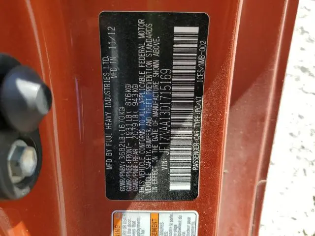 2013 TOYOTA SCION FR-S