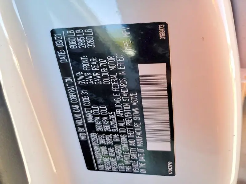 2021 VOLVO XC90 T5 MOMENTUM  