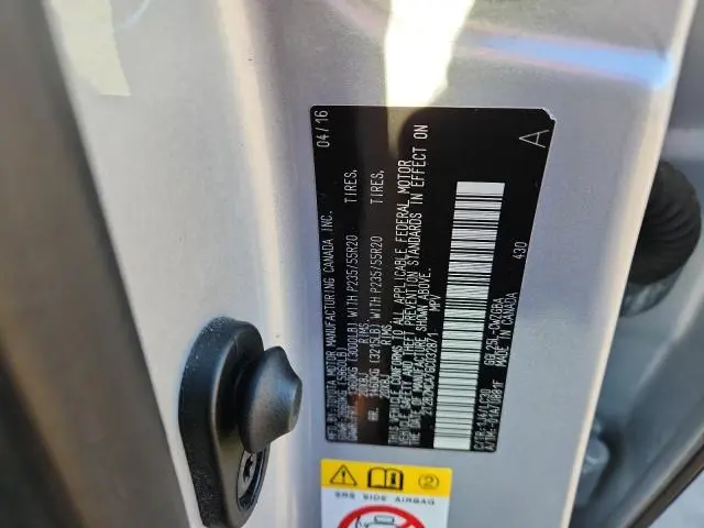2016 LEXUS RX 350 BASE  