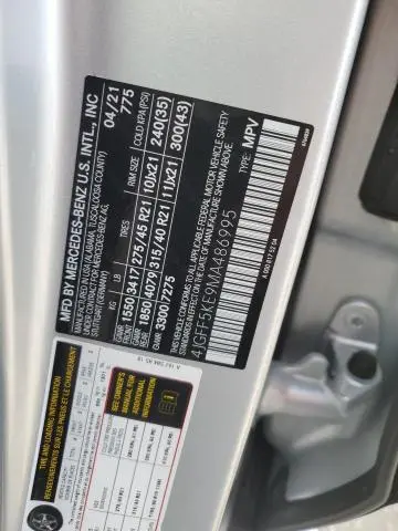 2021 MERCEDES-BENZ GLS 450 4MATIC  