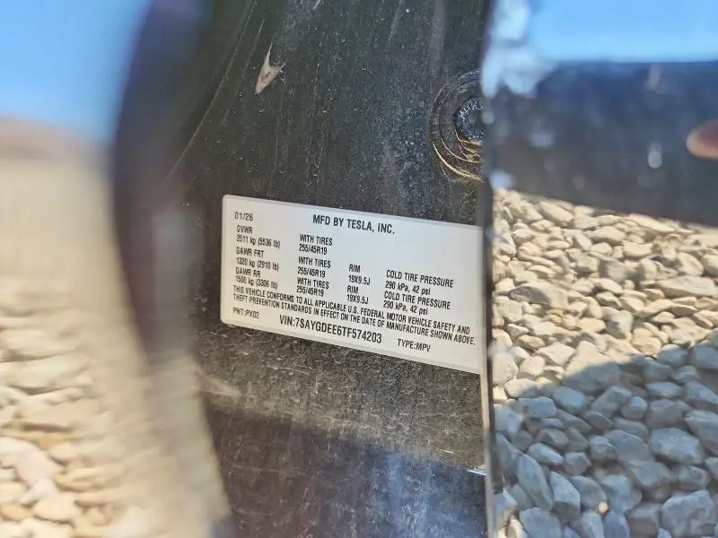 2026 TESLA MODEL Y   