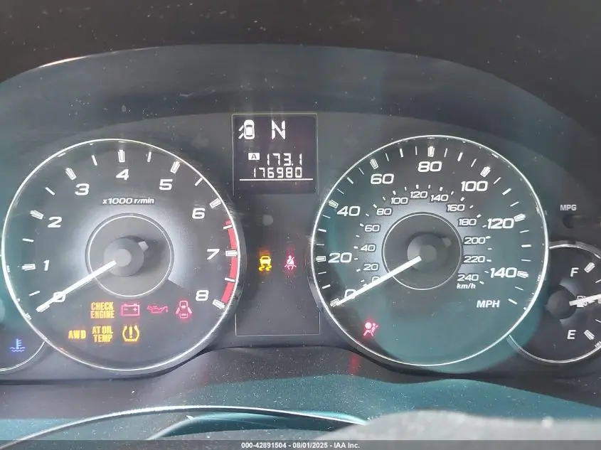 2010 SUBARU OUTBACK 2.5I