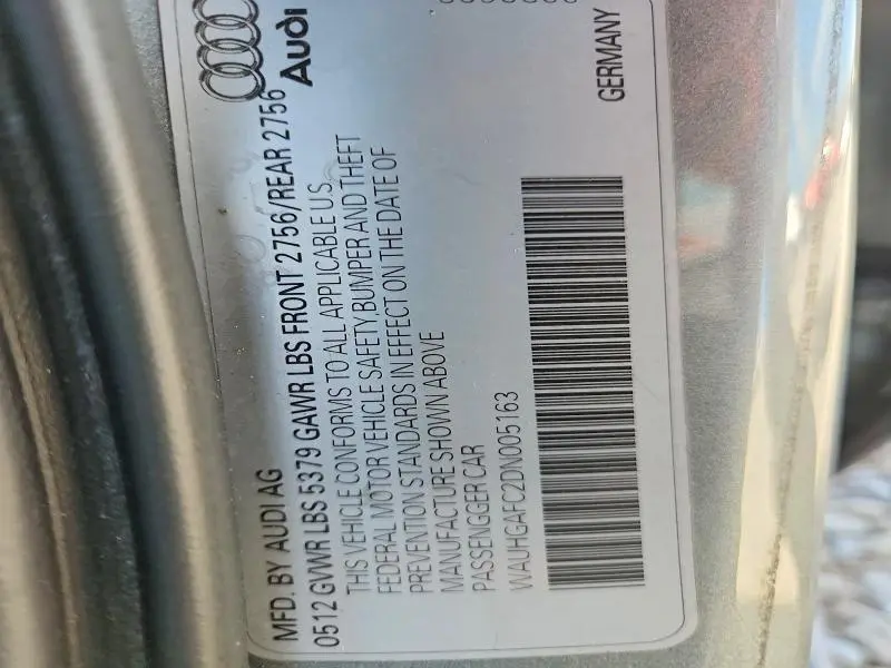 2013 AUDI A6 PRESTIGE  