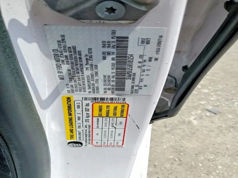 2018 FORD FUSION SE HYBRID  