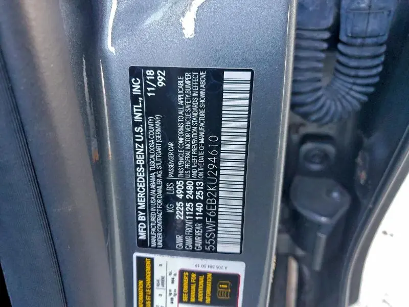 2019 MERCEDES-BENZ C 43 AMG  