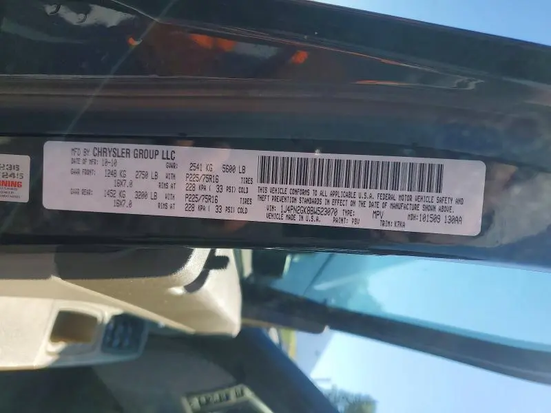 2011 JEEP LIBERTY SPORT  
