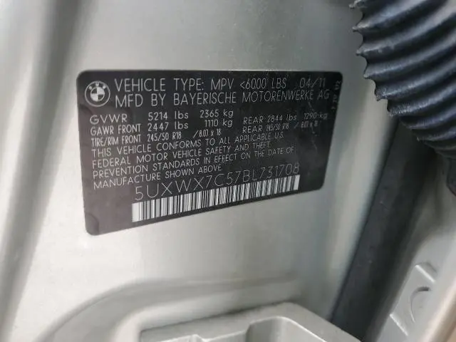 2011 BMW X3 XDRIVE35I  