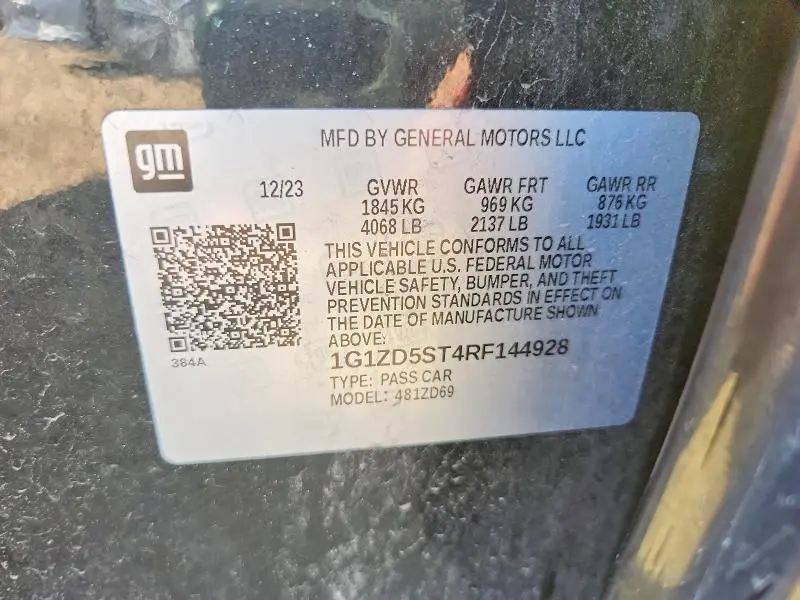 2024 CHEVROLET MALIBU LT  