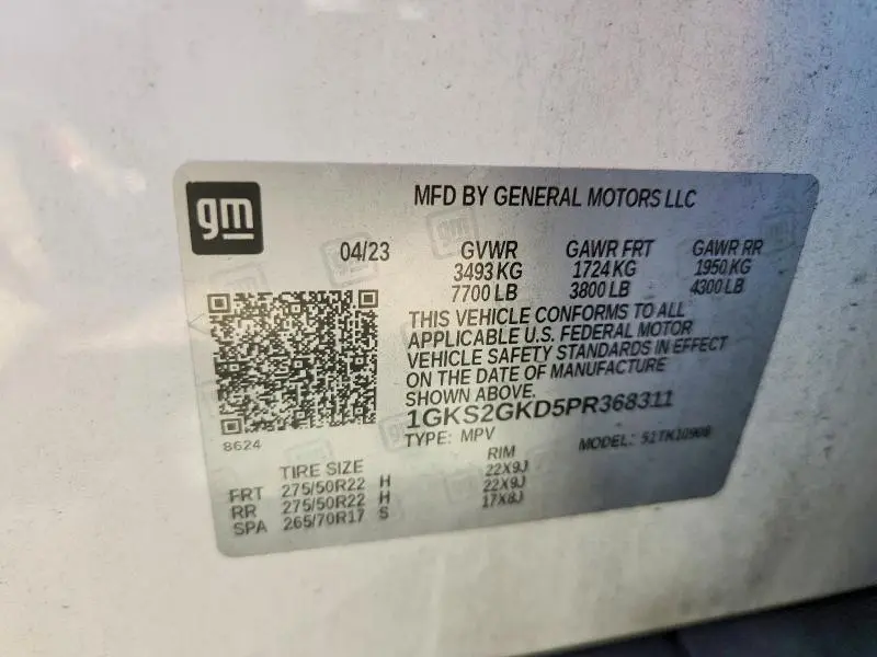 2023 GMC YUKON XL K1500 SLT  