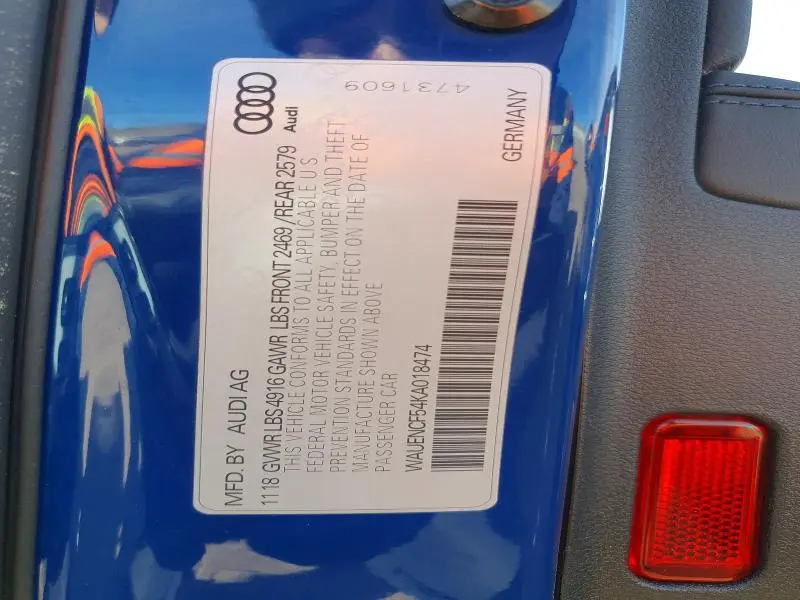 2019 AUDI A5 PREMIUM PLUS S-LINE  