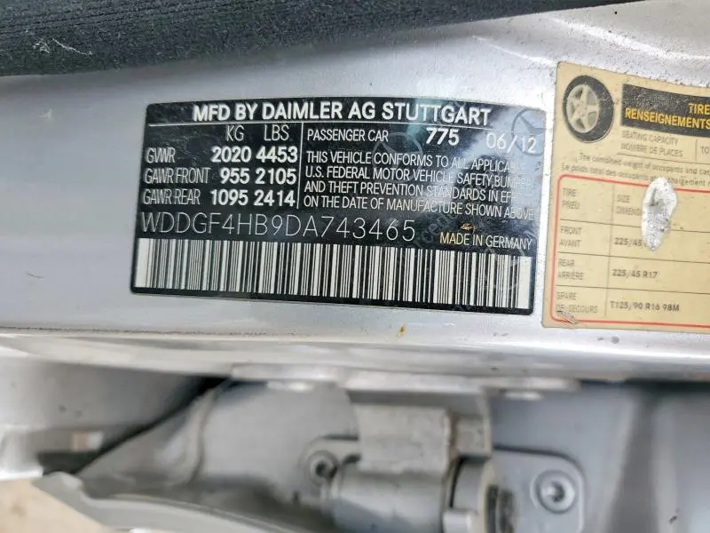 2013 MERCEDES-BENZ C 250  